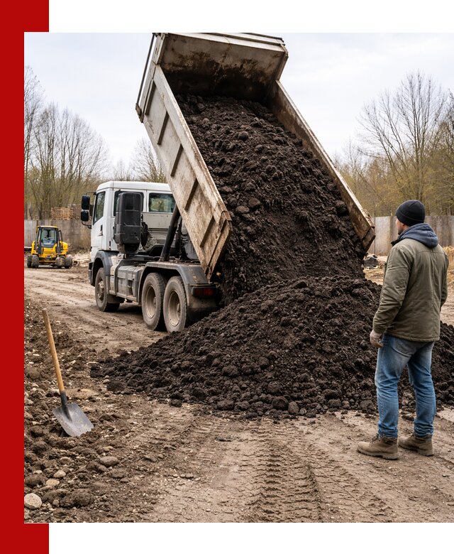 Доставка чернозема навалом в Ноябрьске быстро и выгодно
