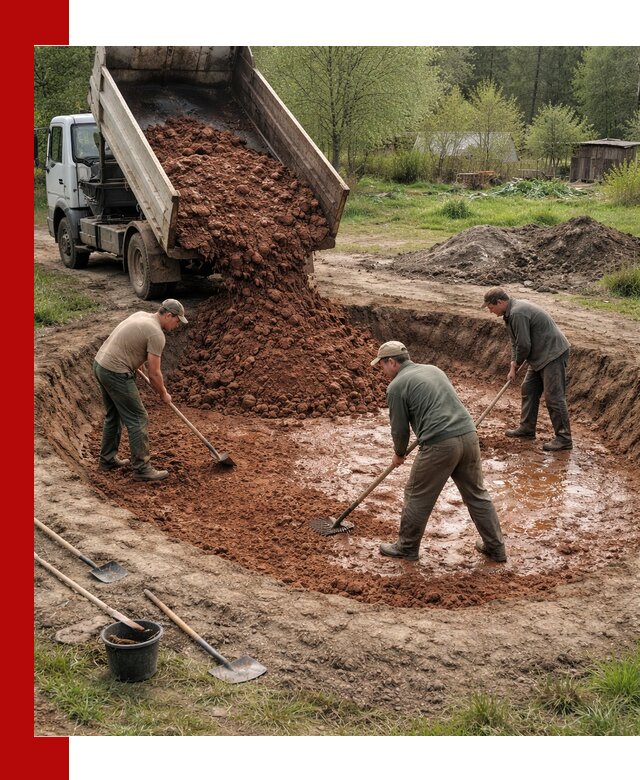 Купить качественную глину для пруда в Ноябрьске
