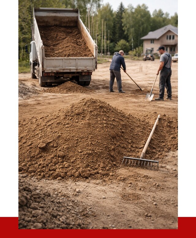 Суглинок для планировки в Ноябрьске с доставкой от 4255 р. | ПРОНЕРУДНбс
