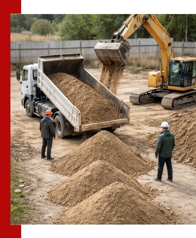 Доставка супеси вагонными и автопартиями в Ноябрьске