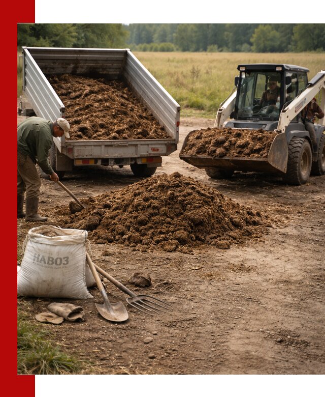 Доставка конского навоза в Ноябрьске с разгрузкой и доставкой на объект