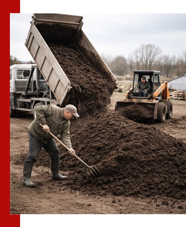 Доставка и продажа перегноя в Ноябрьске быстро и дешево