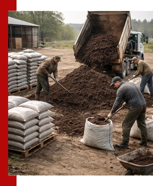 Доставка компоста оптом и в розницу в Ноябрьске
