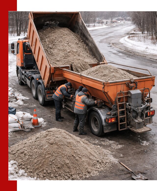 Поставка и вывоз пескосоля в Ноябрьске оптом и в розницу
