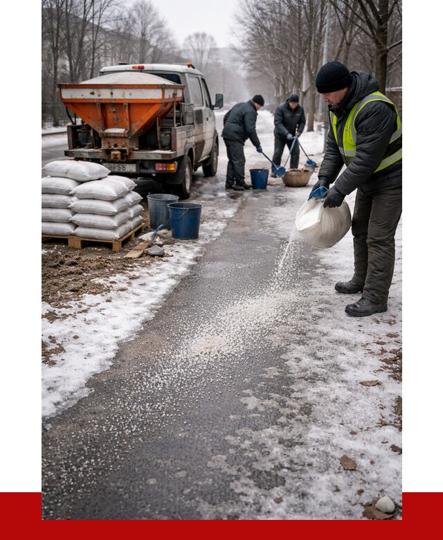 Реагент против гололеда в Ноябрьске с доставкой от 4559 р. | ПРОНЕРУДНбс