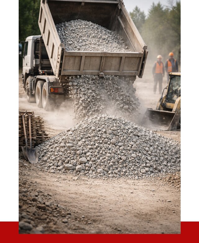 Купить дробленый бетон в Ноябрьске от 1722 р./куб | ПРОНЕРУДНбс
