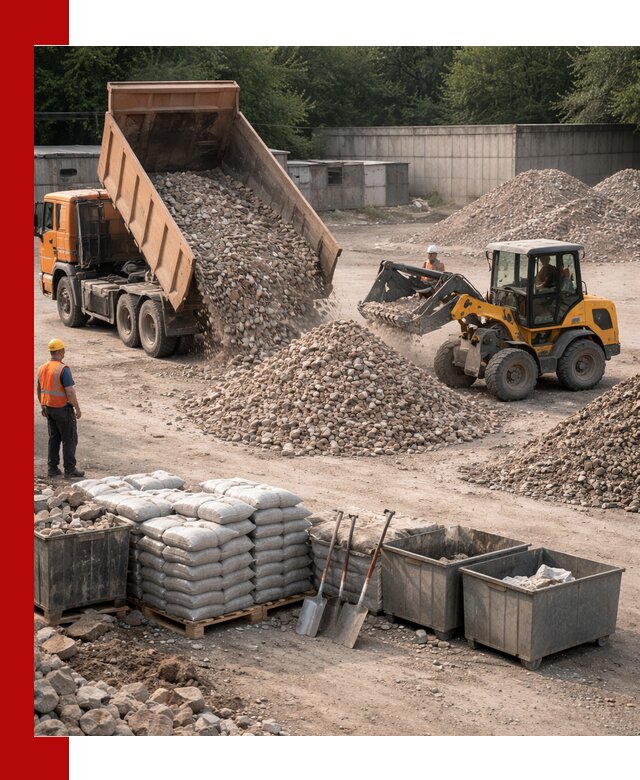 Вторичные материалы для отсыпки в Ноябрьске — поставка и доставка