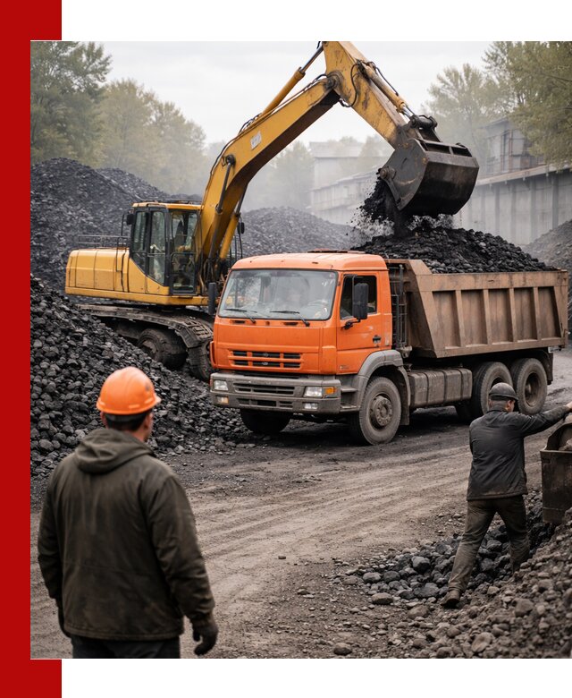 Доставка угля автотранспортом в Ноябрьске быстро и выгодно