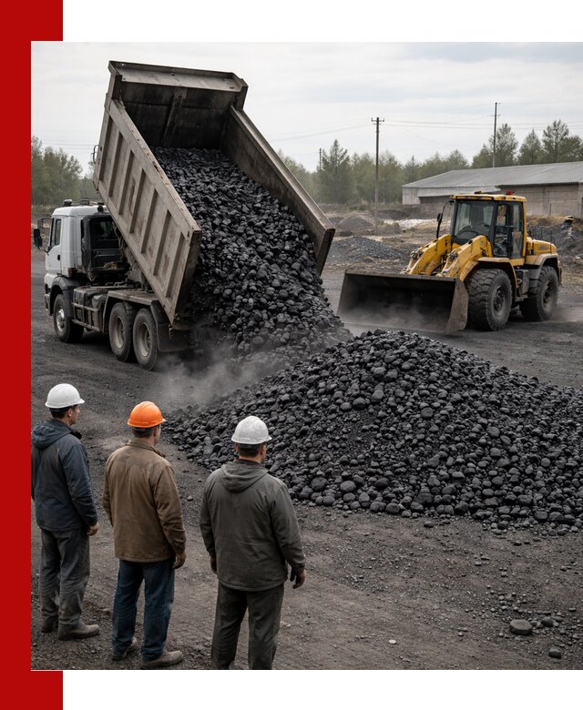 Доставка угля антрацита в Ноябрьске с самосвалами и погрузкой