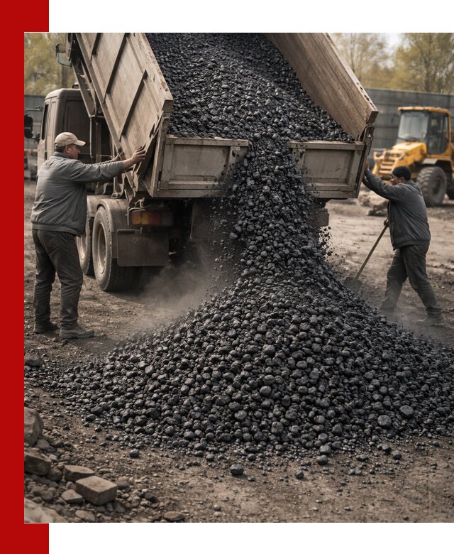 Доставка угля семечка самосвалами в Ноябрьске