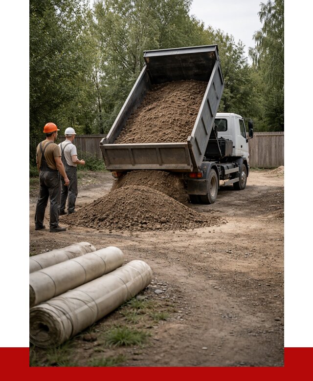 Доставка сыпучих материалов самосвалом в [cvi] от 4255 р. | ПРОНЕРУДНбс