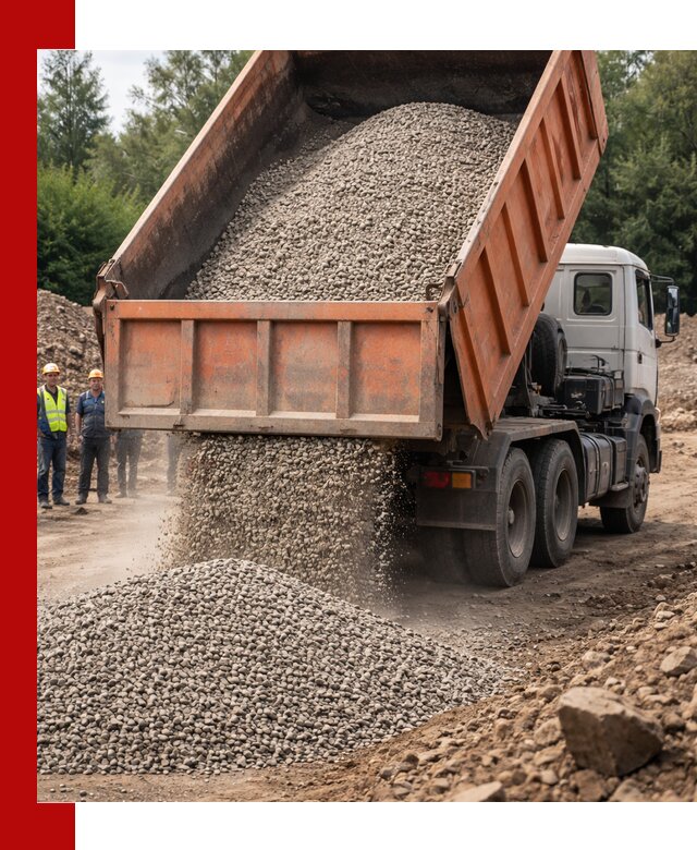 Доставка сыпучих материалов самосвалом в Ноябрьске быстро и надежно