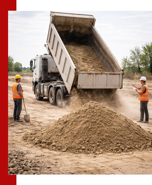 Доставка самосвалом 15 кубов в Ноябрьске за город и по городу