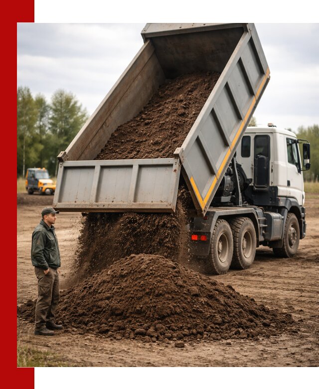 Аренда самосвала с водителем в Ноябрьске для сыпучих грузов и навоза