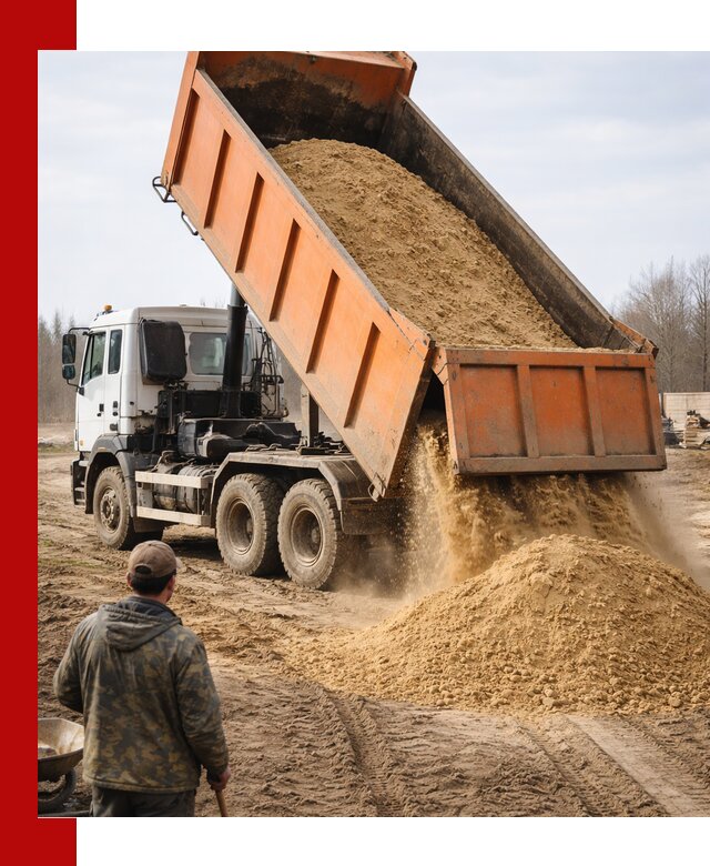 Аренда самосвала 20 тонн для перевозки грузов в Ноябрьске