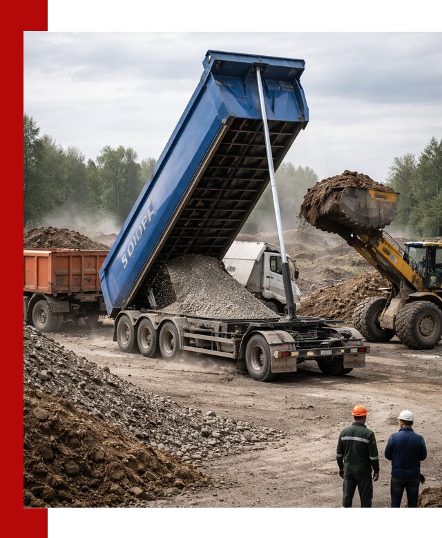 Аренда тонар 40 тонн в Ноябрьске с доставкой материалов