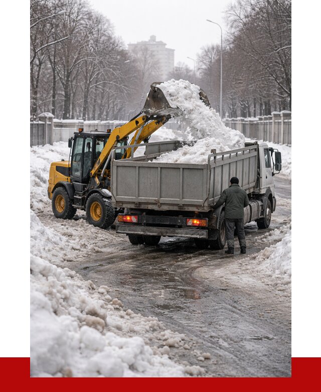 Вывоз снега с погрузкой в Ноябрьске от 3546 р. ПРОНЕРУДНбс