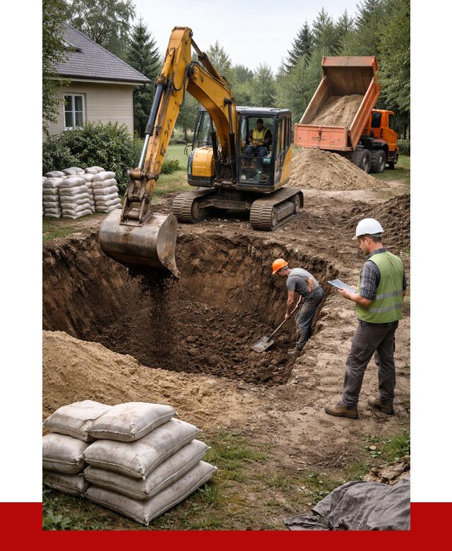 Рытье котлована в Ноябрьске быстро от 4559 р. ПРОНЕРУДНбс