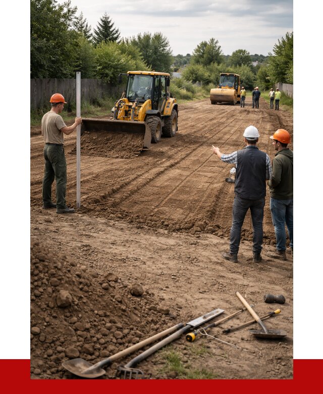 Планировка участка грунтом в Ноябрьске от 4559 р ПРОНЕРУДНбс