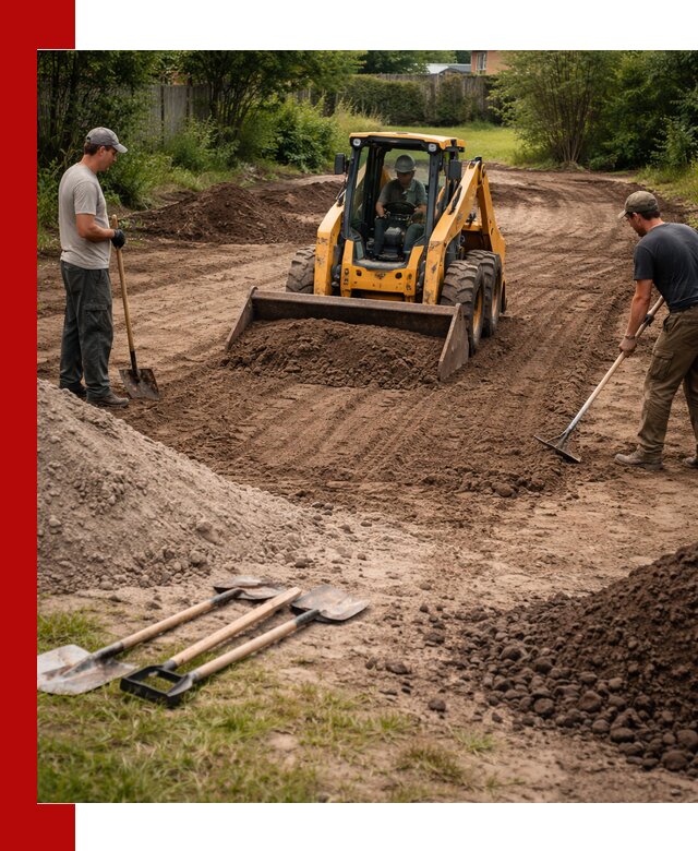 Планировка участка грунтом с вывозом и доставкой в Ноябрьске