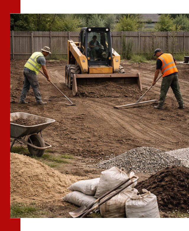 Выравнивание участка под строительство и благоустройство в Ноябрьске