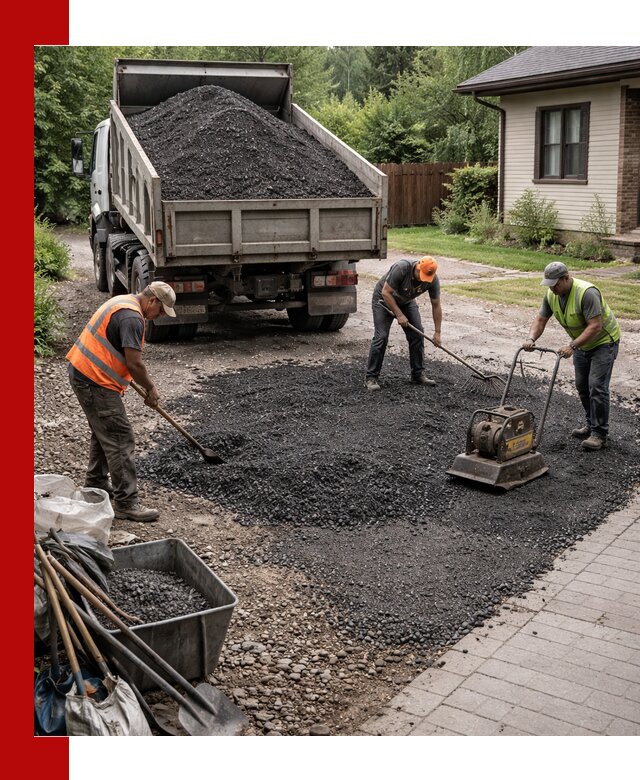 Асфальтовая крошка для двора с доставкой в Ноябрьске